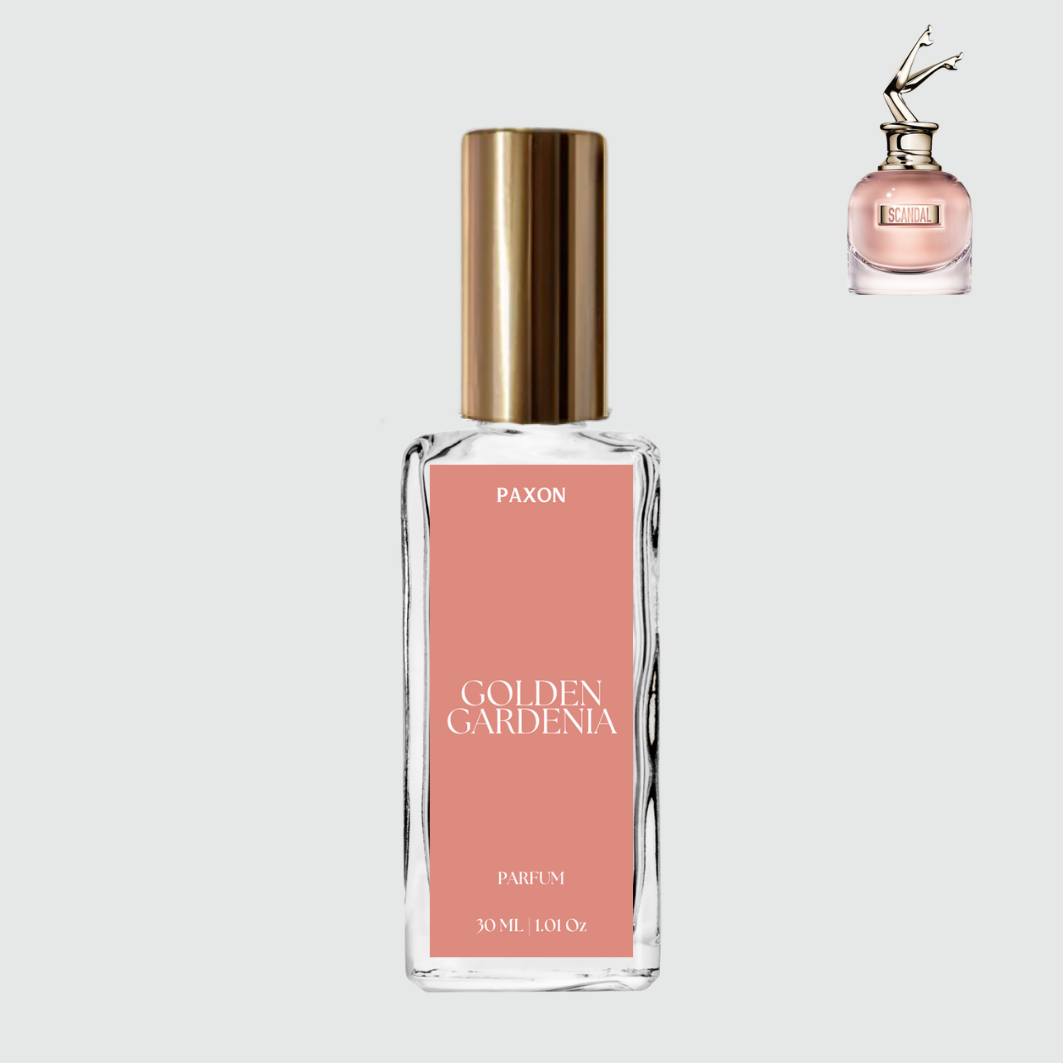 Golden Gardenia (inspirado en Scandal – Jean Paul Gaultier)